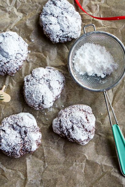 Choc Crinkle Cookies