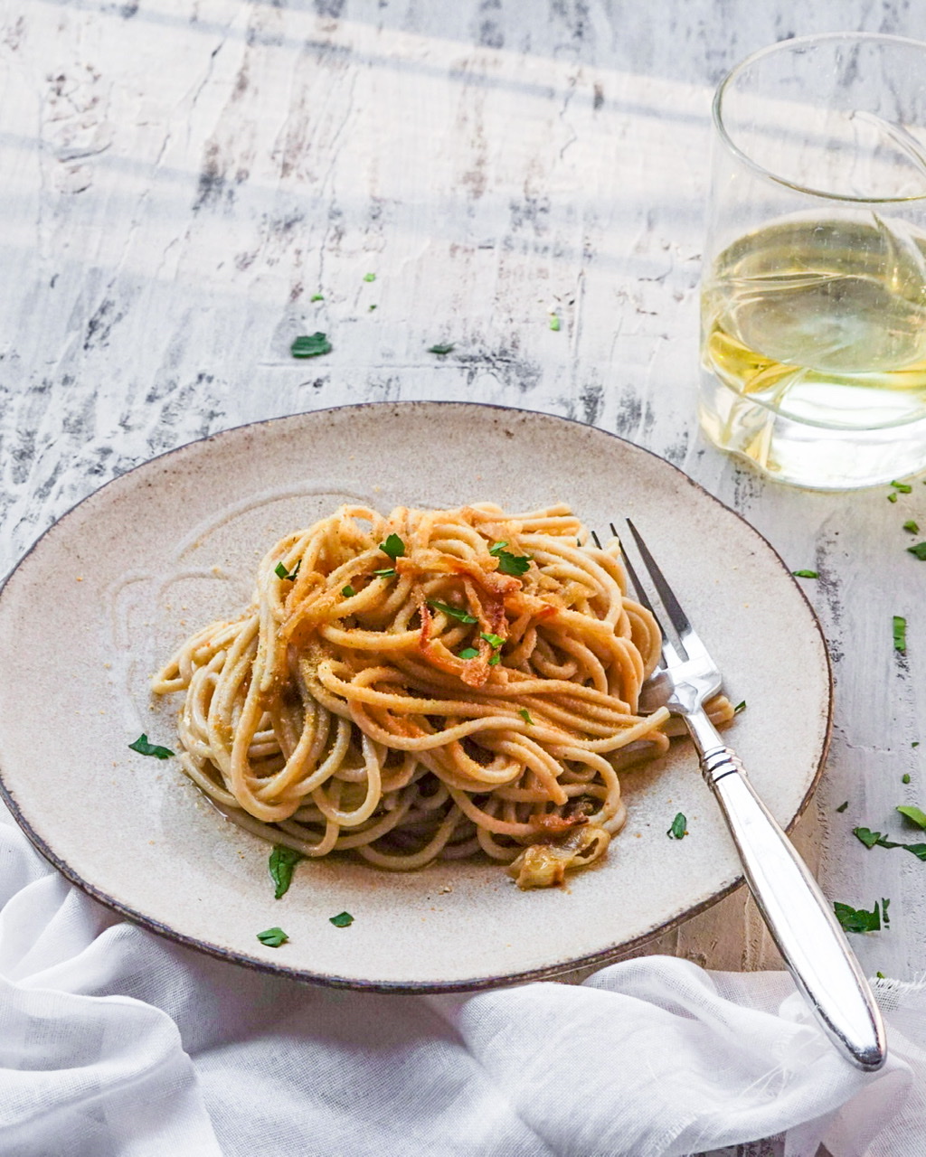 Gluten-Free Sicilian Pasta With Anchovies - Stillwood Kitchen