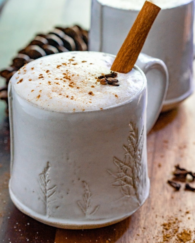 Coffee Mug with Cinnamon Stick