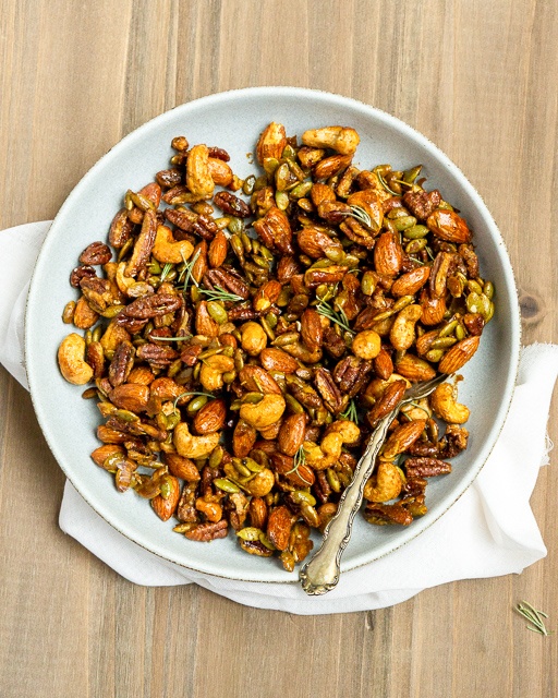 Nuts in a bowl