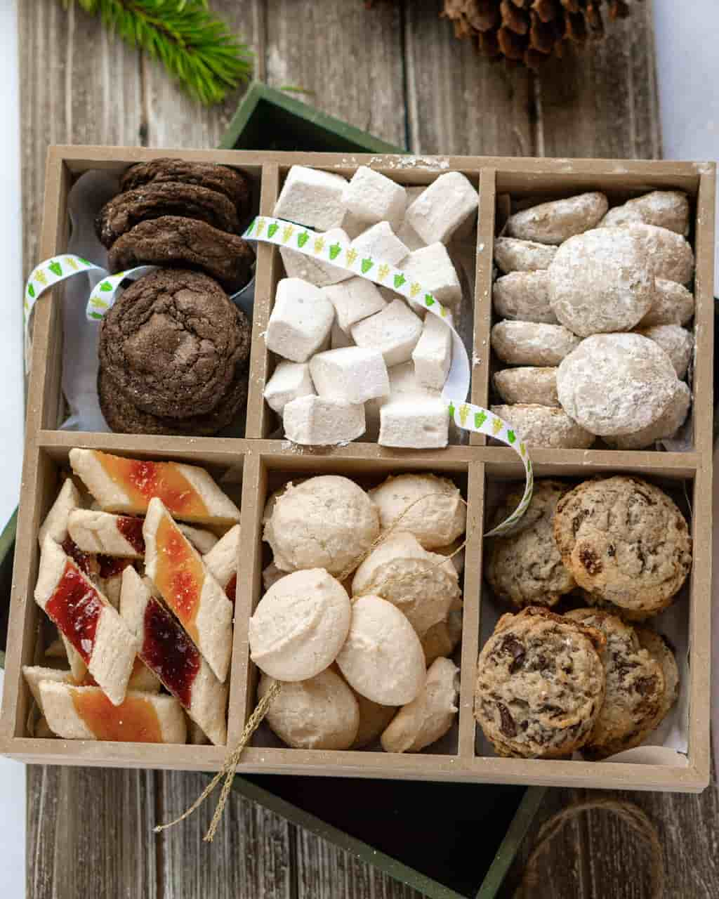 Box Filled with Cookies