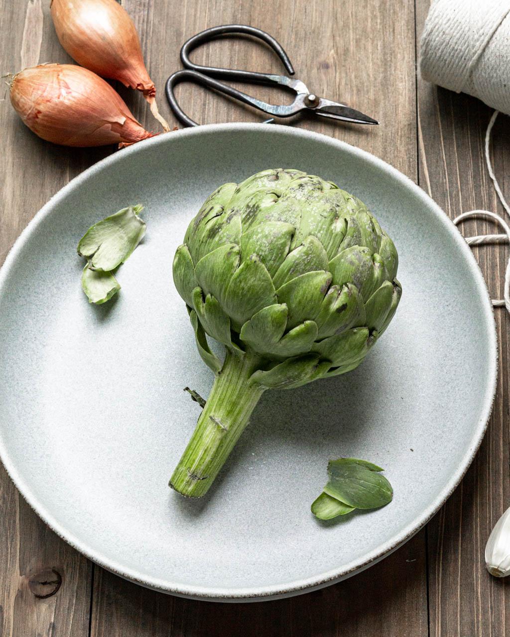 Artichoke on a Plate