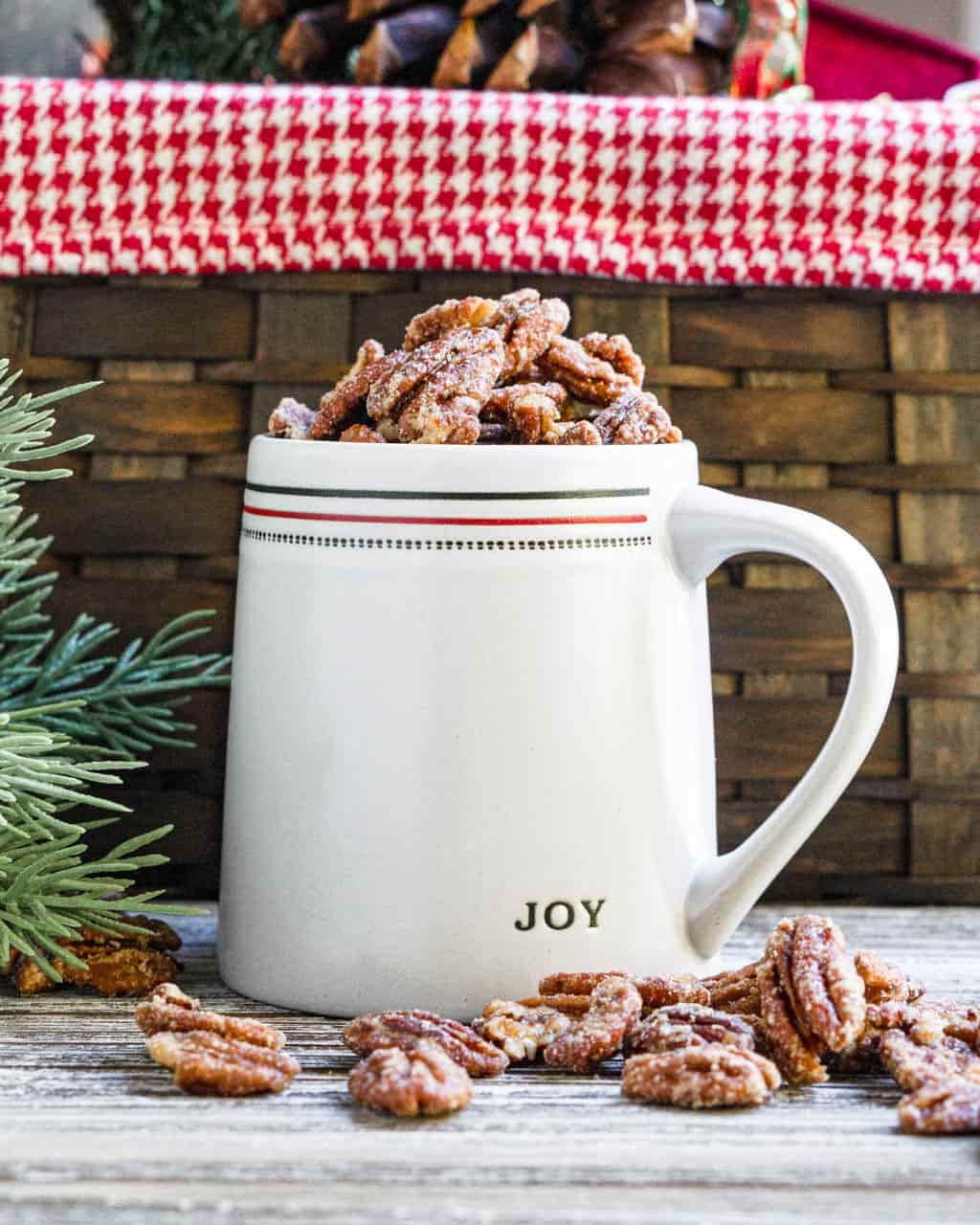 Pecans in a Mug